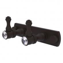 Allied Brass CC-20-2-ORB - Carolina Crystal Collection 2 Position Multi Hook - Oil Rubbed Bronze