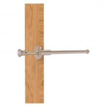 Allied Brass CC-23-PEW - Carolina Crystal Collection Retractable Pullout Garment Rod - Antique Pewter