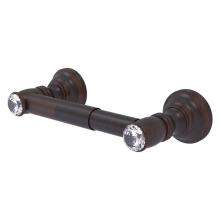 Allied Brass CC-24-VB - Carolina Crystal Collection 2 Post Toilet Tissue Holder - Venetian Bronze
