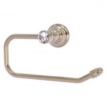 Allied Brass CC-24E-PEW - Carolina Crystal Collection Euro Style Toilet Tissue Holder - Antique Pewter