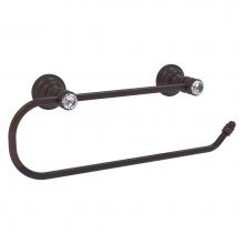 Allied Brass CC-25EW-VB - Carolina Crystal Collection Wall Mounted Paper Towel Holder - Venetian Bronze