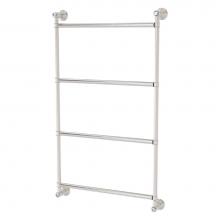 Allied Brass CC-28-18-SN - Carolina Crystal Collection 4 Tier 18 Inch Ladder Towel Bar - Satin Nickel