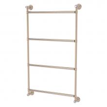 Allied Brass CC-28-30-PEW - Carolina Crystal Collection 4 Tier 30 Inch Ladder Towel Bar - Antique Pewter