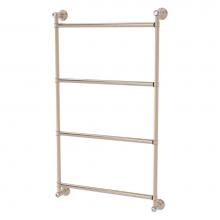 Allied Brass CC-28-36-PEW - Carolina Crystal Collection 4 Tier 36 Inch Ladder Towel Bar - Antique Pewter