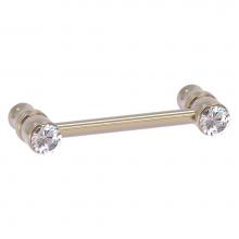 Allied Brass CC-30-3-PEW - Carolina Crystal Collection 3 Inch Cabinet Pull - Antique Pewter