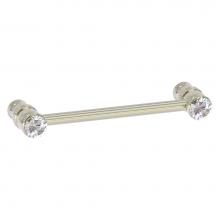 Allied Brass CC-30-4-PNI - Carolina Crystal Collection 4 Inch Cabinet Pull - Polished Nickel