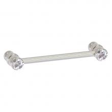 Allied Brass CC-30-4-SN - Carolina Crystal Collection 4 Inch Cabinet Pull - Satin Nickel