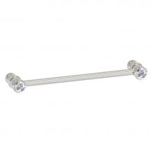 Allied Brass CC-30-6-SN - Carolina Crystal Collection 6 Inch Cabinet Pull - Satin Nickel