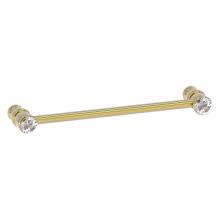 Allied Brass CC-30-6-UNL - Carolina Crystal Collection 6 Inch Cabinet Pull - Unlacquered Brass