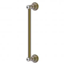 Allied Brass CC-3-12-ABR - Carolina Crystal Collection 12 Inch Door Pull - Antique Brass