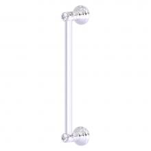 Allied Brass CC-3-12-SCH - Carolina Crystal Collection 12 Inch Door Pull - Satin Chrome