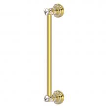 Allied Brass CC-3-12-UNL - Carolina Crystal Collection 12 Inch Door Pull - Unlacquered Brass