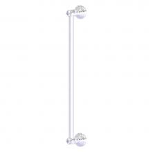 Allied Brass CC-3-18-SCH - Carolina Crystal Collection 18 Inch Refrigerator Pull - Satin Chrome
