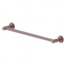 Allied Brass CC-41-18-CA - Carolina Crystal Collection 18 Inch Towel Bar - Antique Copper