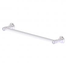 Allied Brass CC-41-24-PC - Carolina Crystal Collection 24 Inch Towel Bar - Polished Chrome