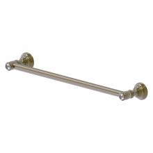 Allied Brass CC-41-36-ABR - Carolina Crystal Collection 36 Inch Towel Bar - Antique Brass