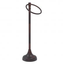 Allied Brass CC-54-VB - Carolina Crystal Collection Guest Towel Ring Stand - Venetian Bronze