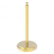 Allied Brass CC-55-SBR - Carolina Crystal Collection Counter Top Paper Towel Stand - Satin Brass