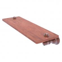 Allied Brass CL-1-16-IRW-CA - Carolina Collection 16 Inch Wood Shelf - Antique Copper