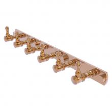 Allied Brass CL-20-6-BBR - Carolina Collection 6 Position Tie and Belt Rack - Brushed Bronze