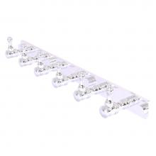 Allied Brass CL-20-6-PC - Carolina Collection 6 Position Tie and Belt Rack - Polished Chrome