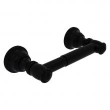 Allied Brass CL-24-BKM - Carolina Collection 2 Post Toilet Tissue Holder - Matte Black