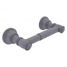 Allied Brass CL-24-GYM - Carolina Collection 2 Post Toilet Tissue Holder - Matte Gray