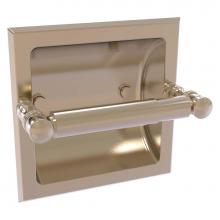 Allied Brass CL-24C-PEW - Carolina Collection Recessed Toilet Paper Holder - Antique Pewter