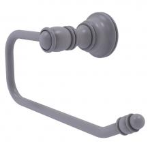 Allied Brass CL-24E-GYM - Carolina Collection Euro Style Toilet Tissue Holder - Matte Gray