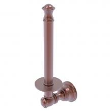 Allied Brass CL-24U-CA - Carolina Collection Upright Toilet Paper Holder - Antique Copper