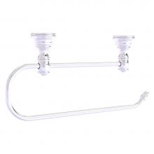 Allied Brass CL-25EC-SCH - Carolina Collection Under Cabinet Paper Towel Holder - Satin Chrome