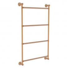Allied Brass CL-28-18-BBR - Carolina Collection 4 Tier 18 Inch Ladder Towel Bar - Brushed Bronze