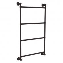 Allied Brass CL-28-24-ORB - Carolina Collection 4 Tier 24 Inch Ladder Towel Bar - Oil Rubbed Bronze