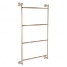 Allied Brass CL-28-24-PEW - Carolina Collection 4 Tier 24 Inch Ladder Towel Bar - Antique Pewter
