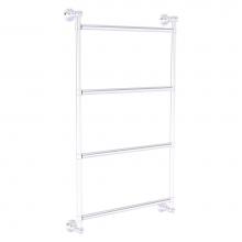 Allied Brass CL-28-24-SCH - Carolina Collection 4 Tier 24 Inch Ladder Towel Bar - Satin Chrome
