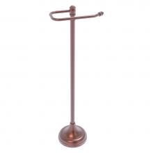 Allied Brass CL-29-CA - Carolina Collection Free Standing Euro Style Toilet Paper Holder - Antique Copper