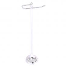 Allied Brass CL-29-PC - Carolina Collection Free Standing Euro Style Toilet Paper Holder - Polished Chrome