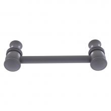 Allied Brass CL-30-4-GYM - Carolina Collection 4 Inch Cabinet Pull - Matte Gray