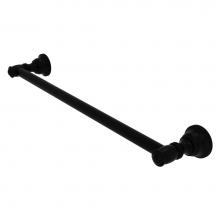 Allied Brass CL-41-24-BKM - Carolina Collection 24 Inch Towel Bar - Matte Black