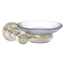 Allied Brass CL-62-PNI - Carolina Collection Wall Mounted Soap Dish - Polished Nickel