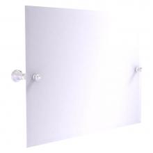 Allied Brass CL-93-PC - Carolina Collection Frameless Landscape Rectangular Tilt Mirror with Beveled Edge - Polished Chrom