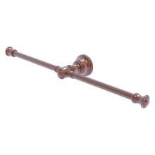 Allied Brass CL-HTB-2-CA - Carolina Collection 2 Arm Guest Towel Holder - Antique Copper