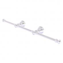 Allied Brass CL-HTB-3-PC - Carolina Collection 3 Arm Guest Towel Holder - Polished Chrome