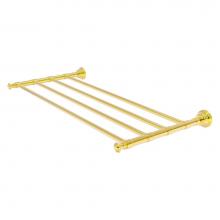 Allied Brass CL-HTL-5-24-PB - Carolina Collection 24 Inch Towel Shelf - Polished Brass