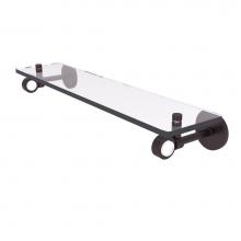 Allied Brass CV-1-22-ABZ - Clearview Collection 22 Inch Glass Shelf