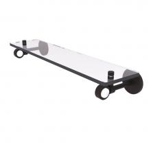 Allied Brass CV-1-22-ORB - Clearview Collection 22 Inch Glass Shelf