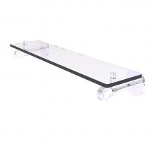 Allied Brass CV-1-22-PC - Clearview Collection 22 Inch Glass Shelf