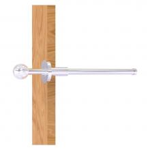 Allied Brass CV-23-PC - Clearview Collection Retractable Pullout Garment Rod - Polished Chrome