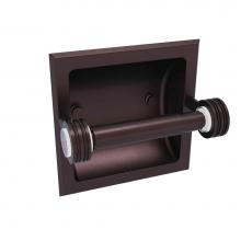 Allied Brass CV-24CD-ABZ - Clearview Collection Recessed Toilet Paper Holder with Dotted Accents