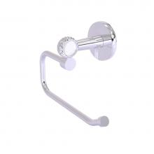 Allied Brass CV-24ET-PC - Clearview Collection Euro Style Toilet Tissue Holder with Twisted Accents